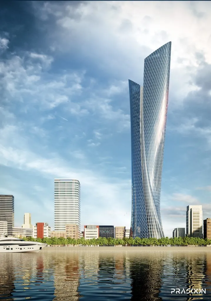 Embrace Tower, a high-rise residential development in Saudi Arabia