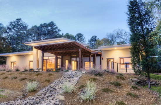 Sustainable architectural design integrated with modern financial planning